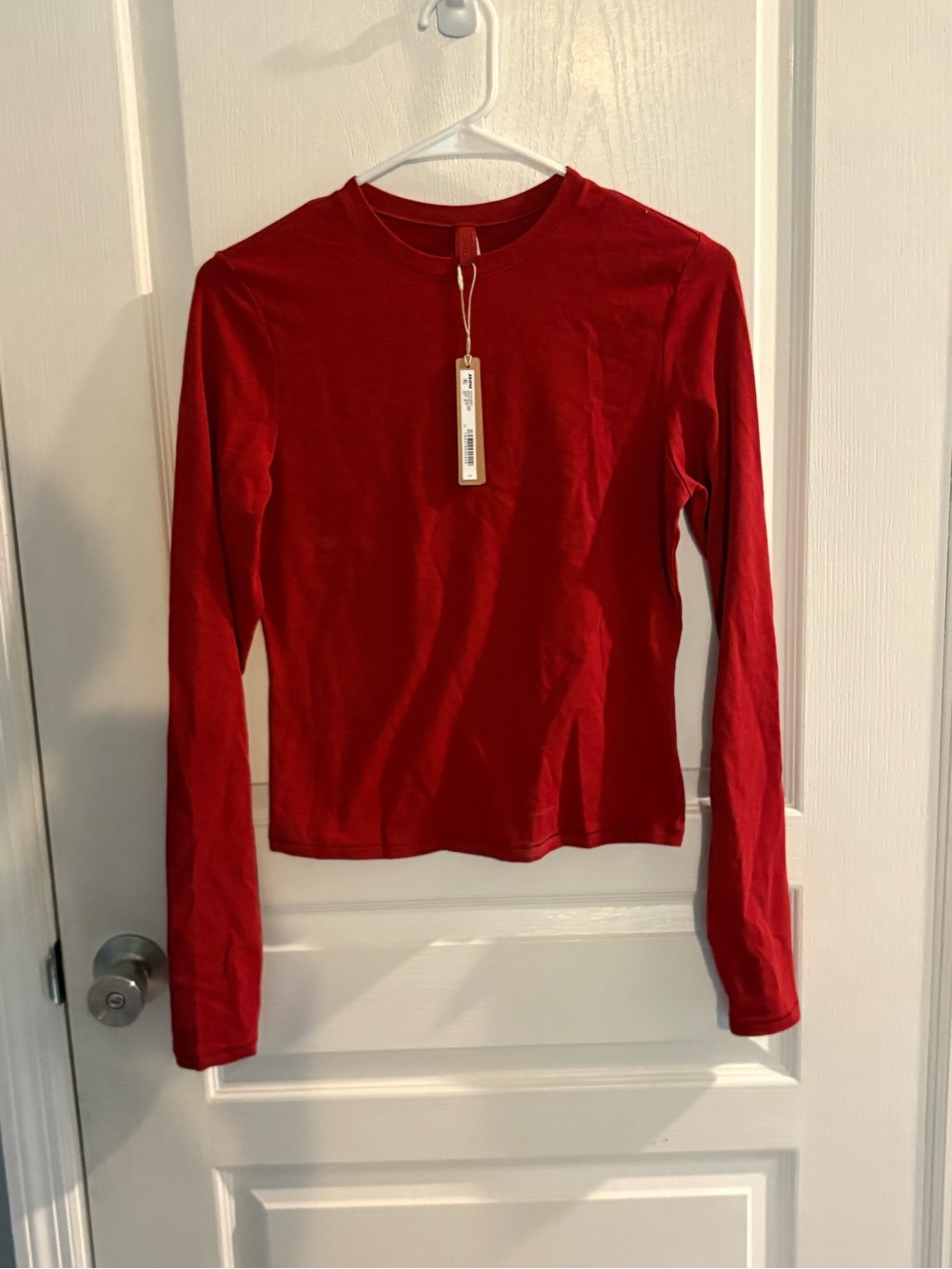 Skims Kim Kardashian Women’s Cotton Jersey Long Sleeve T-shirt M New with Tags